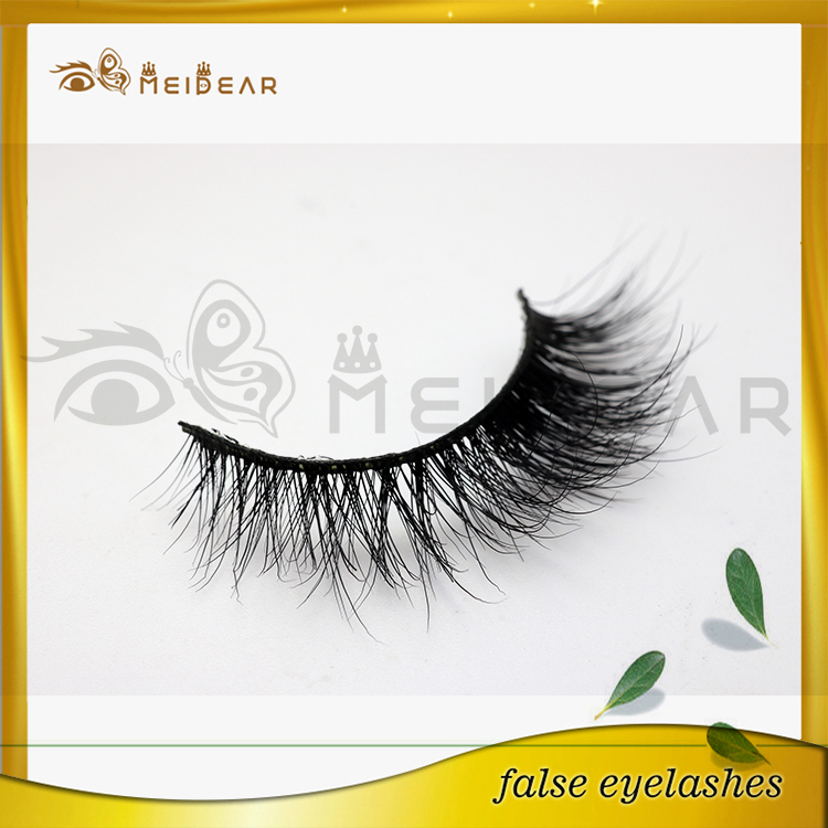 Distributor supply private package lovely 3d real mink lashes 